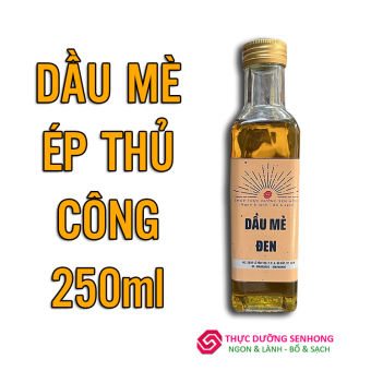 Dầu mè rang nguyên chất (250ml)  Ép thủ công, không tinh chế.