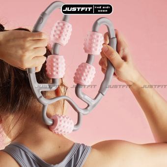 Con lăn massage JUSTFIT cổ vai gáy, thon gọn eo, bắp chân, bắp tay - DATECO STORE