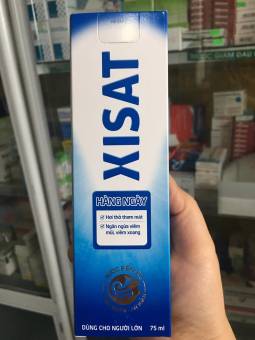 NƯỚC XỊT RỬA MŨI XISAT XANH 75ML