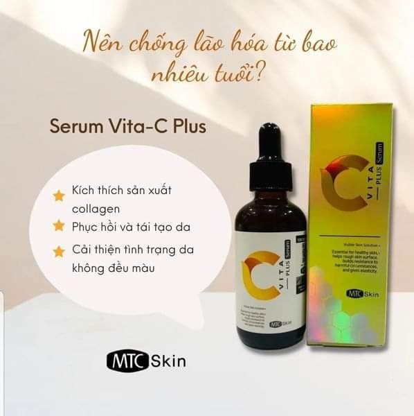 Vita c serum - hàn quốc mtc skin cam kết chính hãng