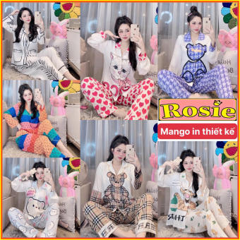 ❤️Sp nổi bật❤️ Bộ pyjama Mango Tay dài in Thiết kế 3D siêu nổi bật ❤️ lụa mềm mát ❤️ Freesize dưới 58Kg ❤️ ❤️ cao cấp ❤️ đồ bộ thu đông ❤️ tphcm ❤️ hotgirl  ❤️ Thái ❤️ đồ bộ Phố ❤️ thể thao nữ