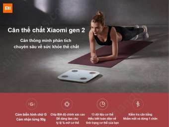 CÂN ĐIỆN TỬ THỂ CHẤT THÔNG MINH XIAOMI Mi Smart Scale 2