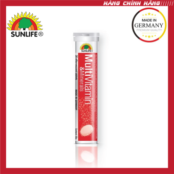 Viên sủi bổ sung multivitamin và khoáng chất Sunlife (Lọ 20 viên)