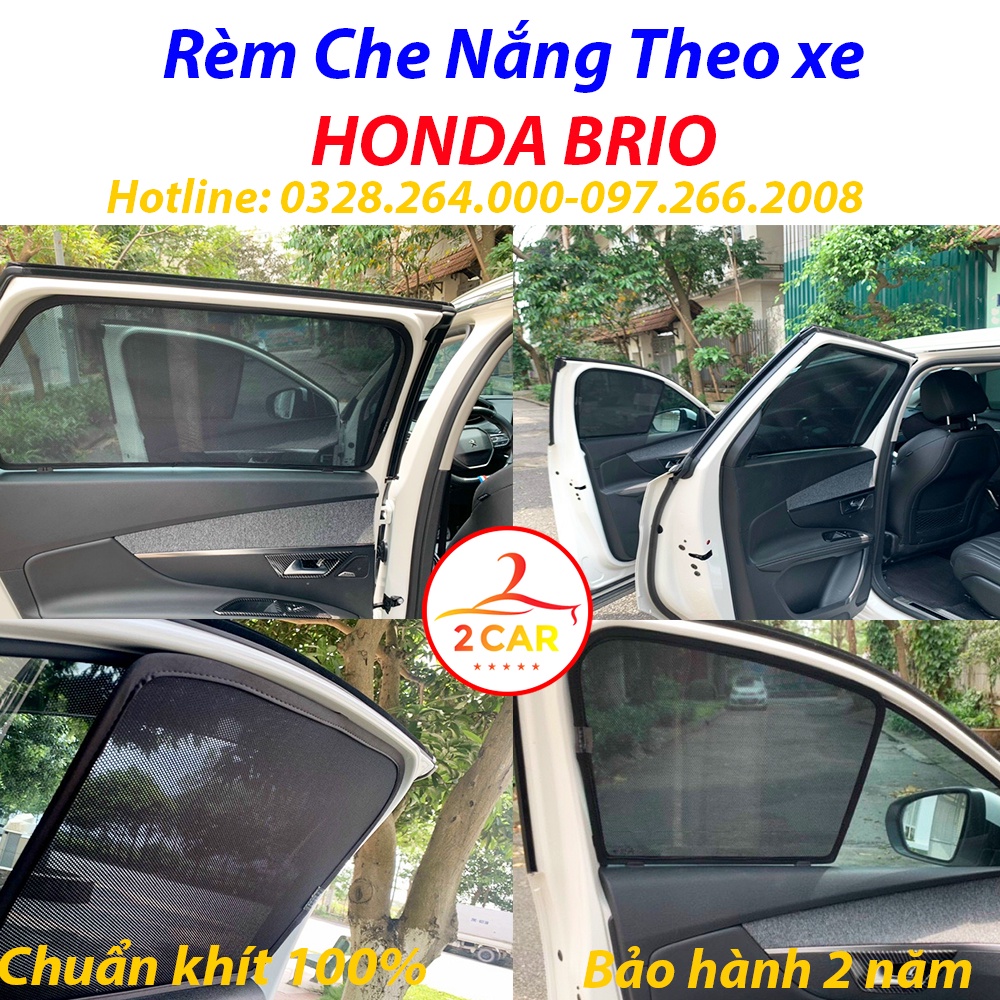 Rèm che nắng xe honda brio, rèm chắn nắng xe honda brio 2018-2024, chuẩn khít theo xe - bảo hành 2 năm