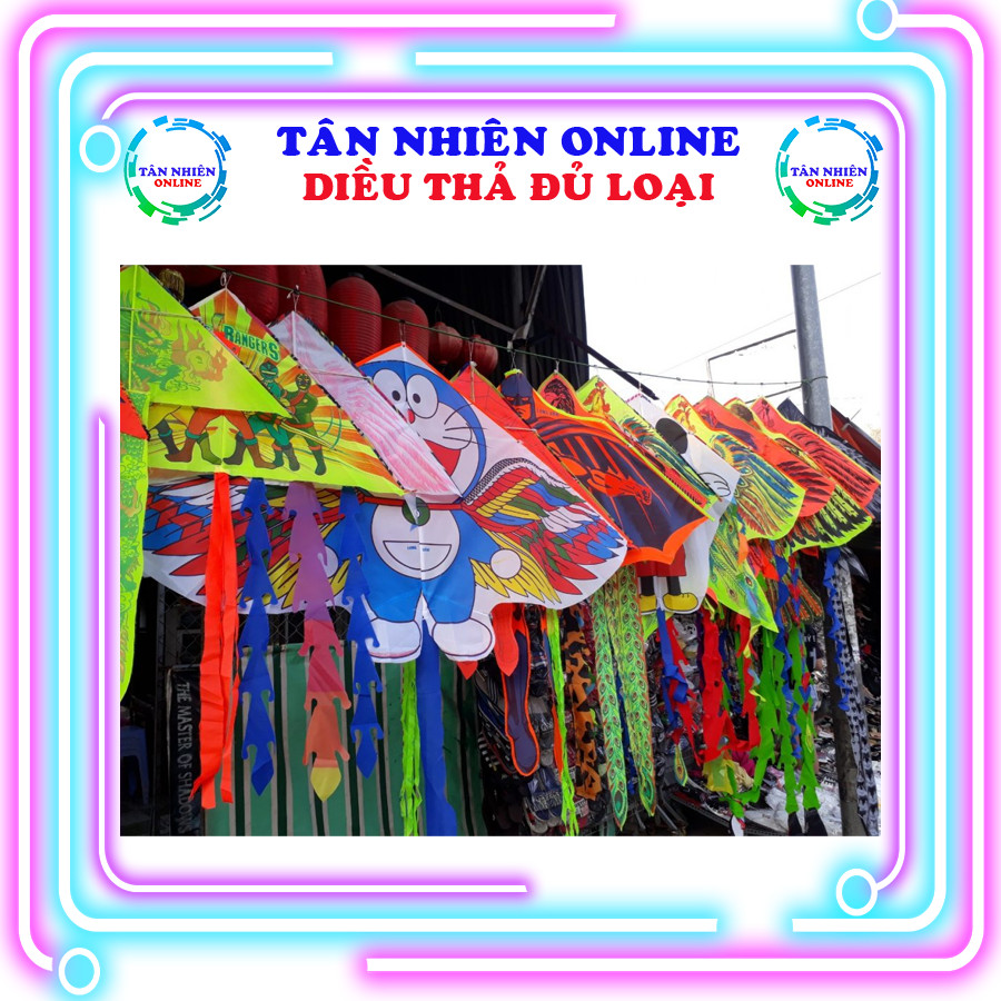 [Tặng dây diều] Diều thả đẹp lung linh, diều đại bàng, diều khổng tước, diều doraemon, diều doremon, diều kit tyy, diều tiên cá và nhiều loại khác, cánh diều chắp cánh ước mơ bay xa, diều thả, Tân Nhiên Online