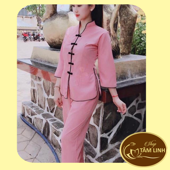 Đồ lam đi chùa_Mẫu Cổ Tàu Viền