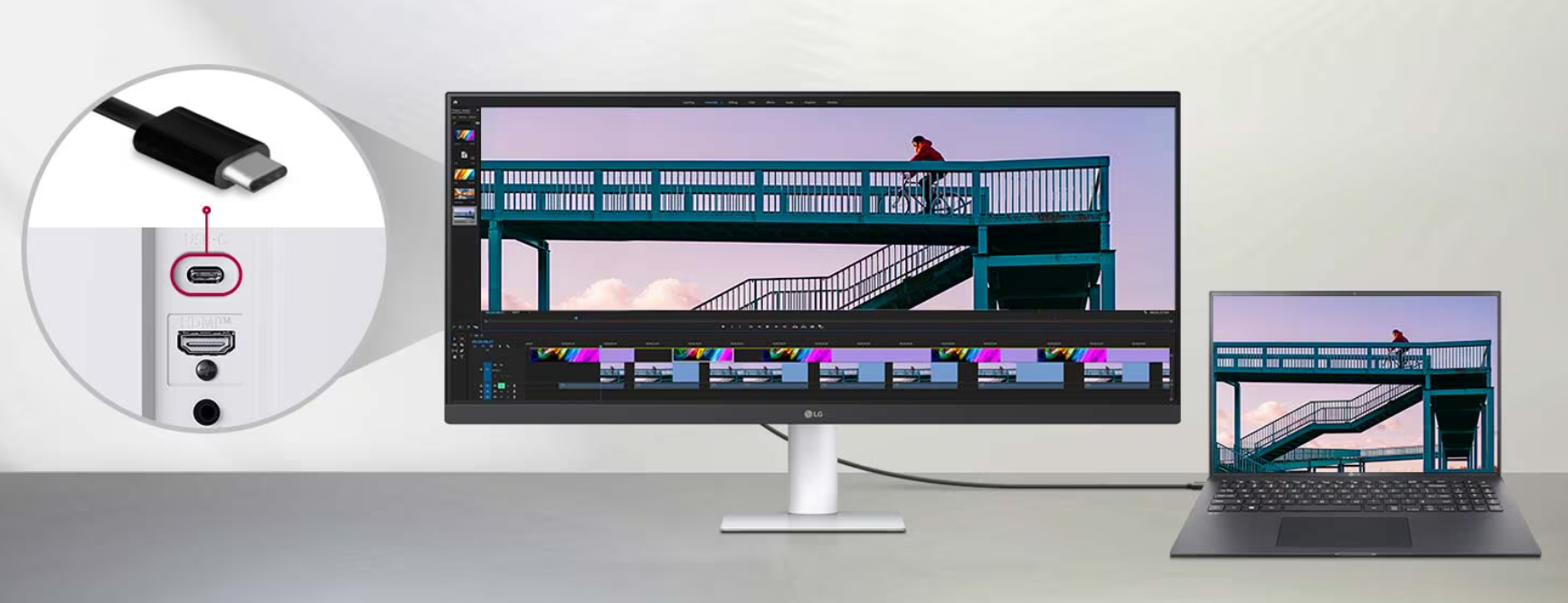 LG 29-inch UltraWide™ 21:9 WFHD (2560x1080) IPS Display Monitor Home Monitor Office Monitor LG Monitor 29 Inch Monitor 29U531A-W IPS Monitor Ultrawide Monitor School Monitor · v20