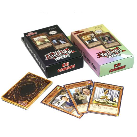 ⊙ Bài Yugioh Chế Meme ❤️FREESHIP❤️ Đại chiến Khoa Pug x Johnny Đặng kèm Box Vol12