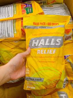 Kẹo Halls chanh mật ong không đường