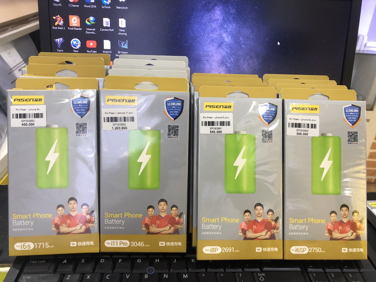 Pin Pisen dành cho iPhone từ iPhone 6 đến iPhone 11 Pro Max