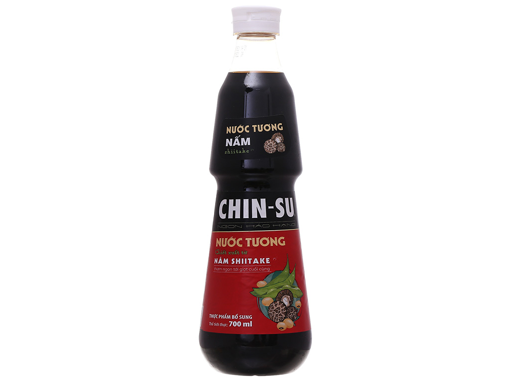 Nước tương Chinsu nấm ShiitakE chai 700ml