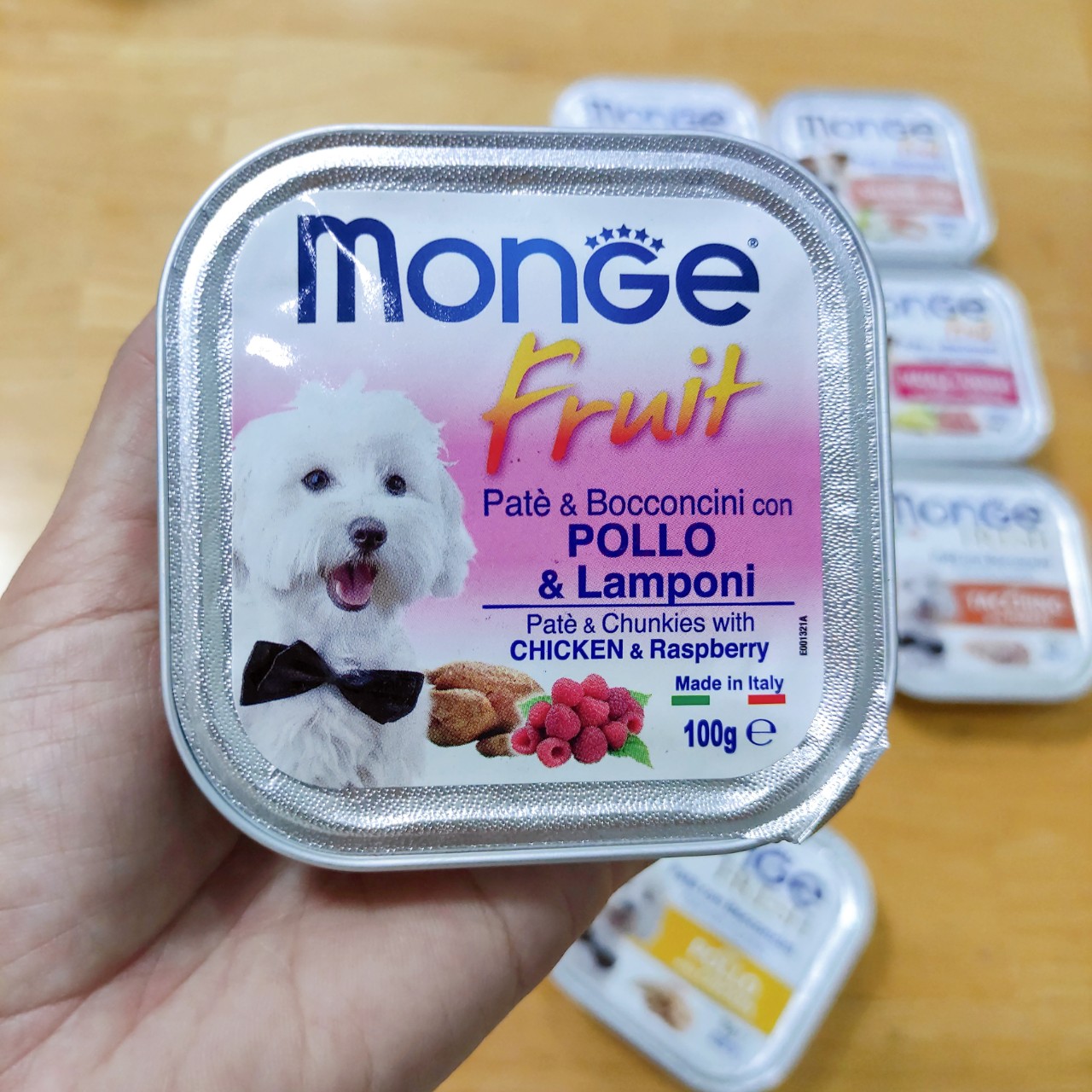 Pate monge cho chó nhiều vị thơm ngon 100g hãng monge ý