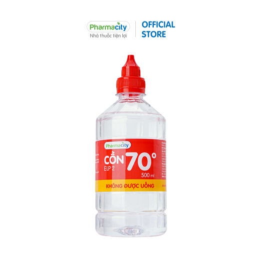 Cồn Sát Khuẩn 70 độ Pharmacity (500ml)