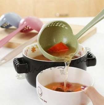 VÁ MÚC CANH, MUỖNG MÚC CANH 2IN1 CÓ LỖ THOÁT NƯỚC, VÁ MÚC CANH NHỰA LÚA MẠCH