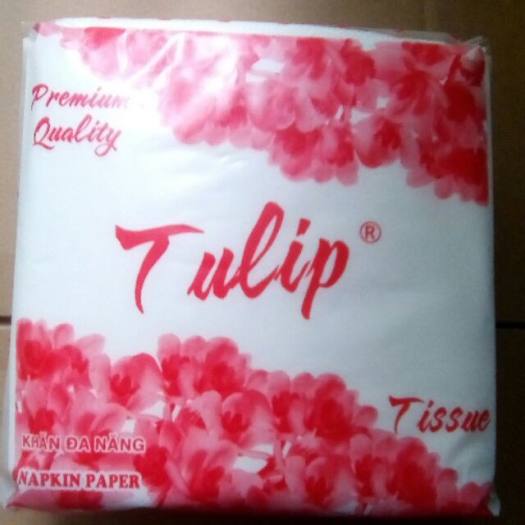 Combo 10 bịch khăn giấy vuông Tulip