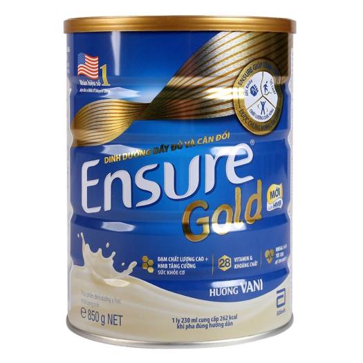 Sữa bột Abbott Ensure Gold hương vani 850g