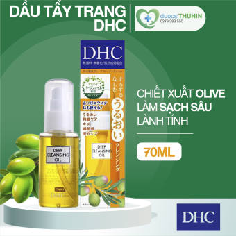 Dầu Tẩy Trang DHC Deep Cleansing Oil, Chiết Xuất Olive Nhật Bản, Làm Sạch Sâu, Lành Tính - Chai 70ML