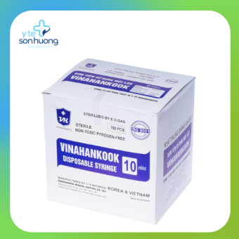 Bơm tiêm Vinahankook 10ml/cc ( cỡ kim 25G x 1in )