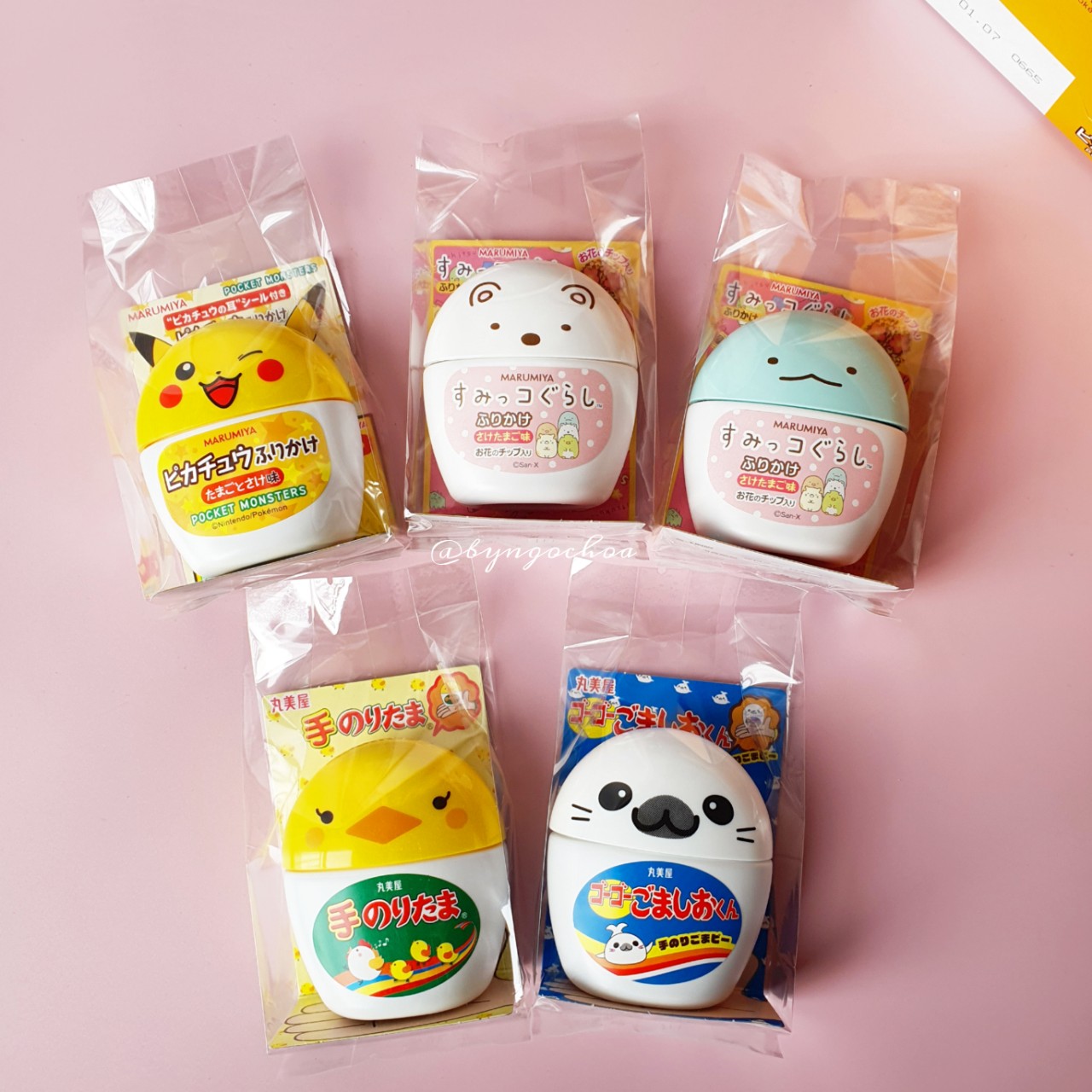 Rắc cơm Marumiya hình Pikachu Sumikko Nhật Bản 20-26g