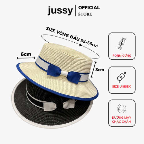 Nón Cói Nữ Vành Rộng Có Nơ BOATER Nhiều Màu Vintage Hot Trend Phong Cách Hàn Quốc Dùng Đi Chơi, Đi Biển Dã Ngoại Có Hộp Giữ Form Nón
