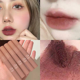 🥜 Son Kem Lì HẠT DẺ DAIMANPU D48 matte lipstick lâu trôi mềm mịn căng bóng dưỡng môi sỉ rẻ son môi WE STORE 🥜
