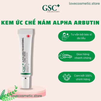 Kem ức chế ƞám Alpha Arbutin GSC xóa ƞám, Եàng nhang, giúp trắng sáng15ml - dượᴄ mỹ phẩm Hàn Quốc GSC