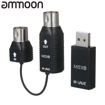 Hệ Thống Truyền Dẫn Không Dây Mini MS1 M-VAVE Bộ Chuyển Đổi Không Dây MIDI Hỗ Trợ Cắm Và Chạy Cho Các Thiết Bị Có Giao Diện MIDI