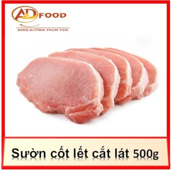 Sườn cốt lết cắt lát / cotlet cắt sẵn ( thịt cotlet) túi 500g