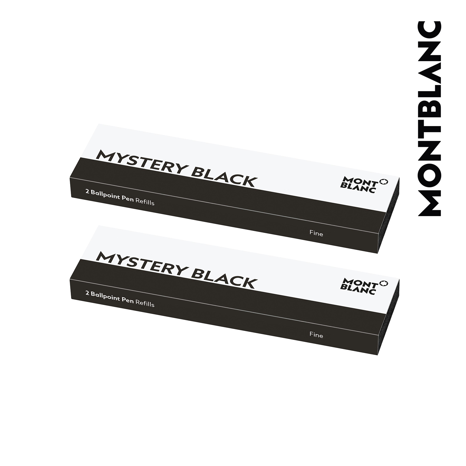 2 Broad Fineliner Refills, Mystery Black - Luxury Fineliner pen