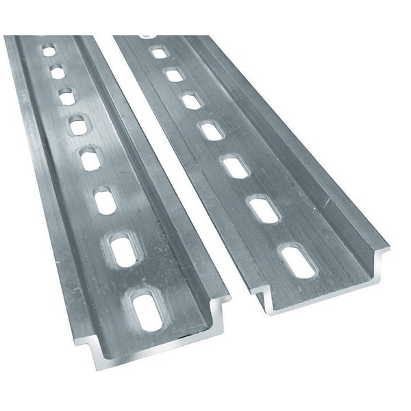 Thanh ray nhôm cài thiết bị điện dày 1mm dài 1m