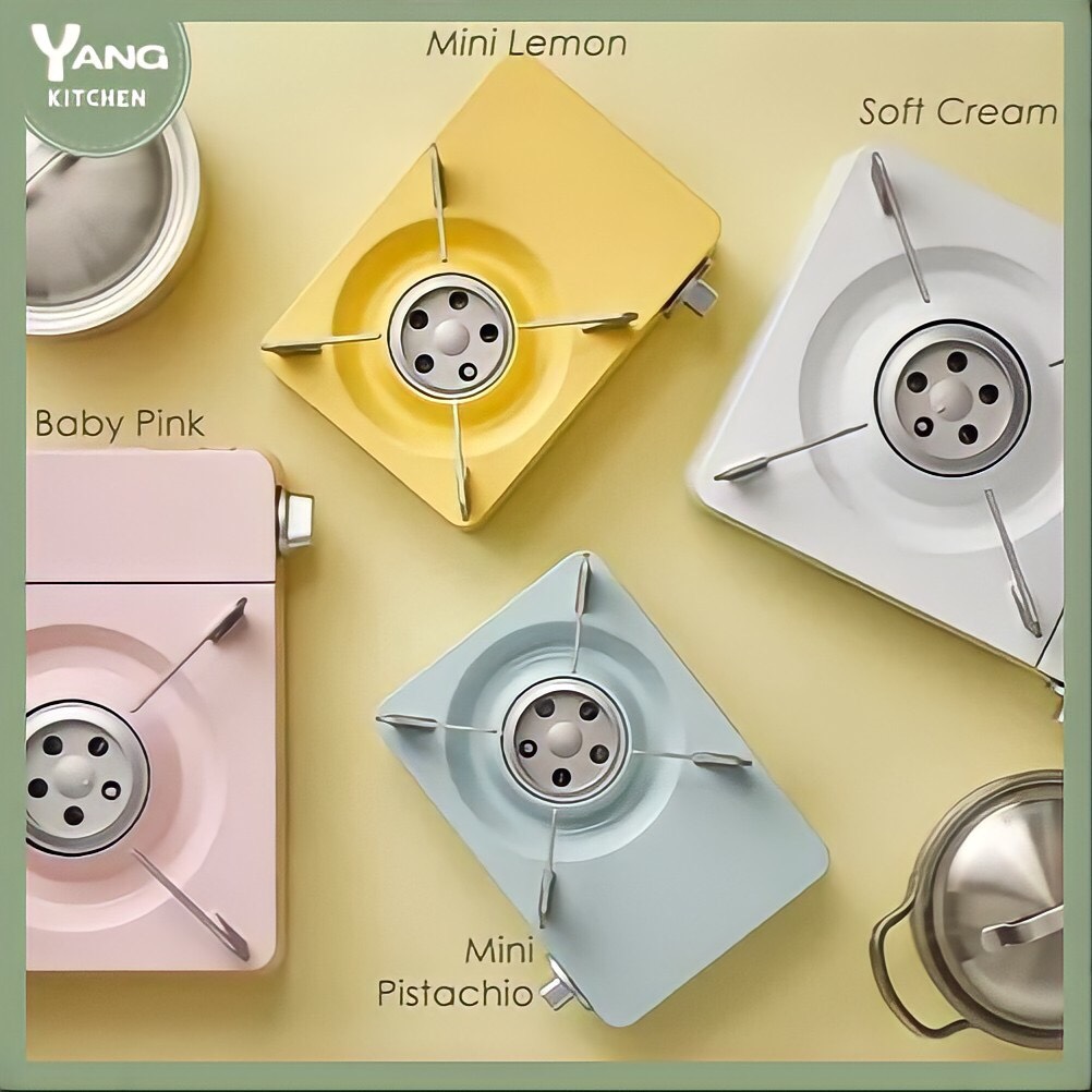 ⚡️𝒀𝑨𝑵𝑮 𝑲𝑰𝑻𝑪𝑯𝑬𝑵 ⚡️Bếp gas Dr Hows twinkle số 1 Hàn Quốc/full size - Bếp hot trend decor hồng/ trắng/xanh/vàng