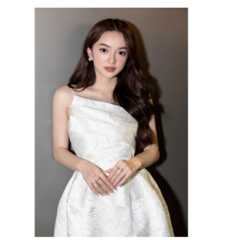 Đầm dự tiệc lệch vai