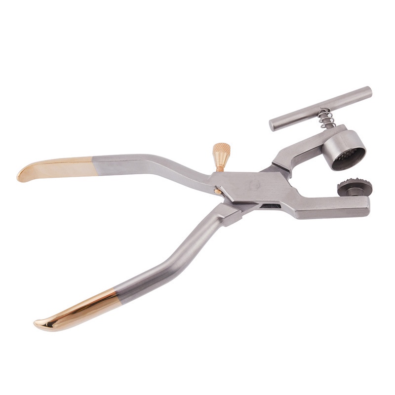Gambar Stainless Steel Bone Crusher Forceps Bone Mill Morselizer Implant Instrument Dental Oral Orthodontics Tooth Forceps