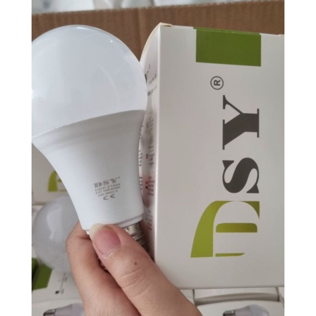 Bộ 10 bóng Đèn led búp tròn 9W tiết kiệm điện chống nước IP20 ánh sáng trắng, vàng