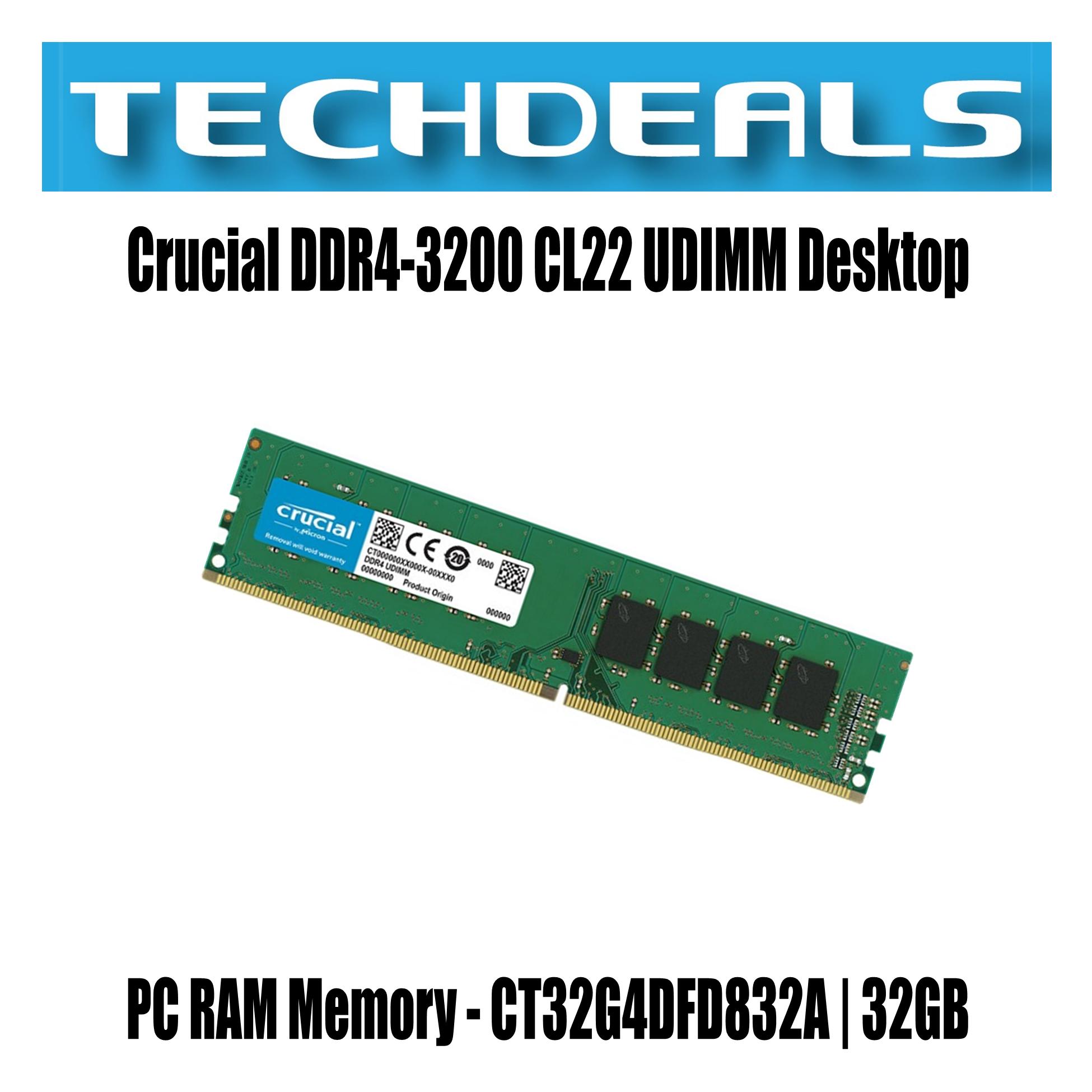 Crucial 32Gb Ddr4 3200Mhz Cl22 Non-Ecc Sodimm Ram - Limited