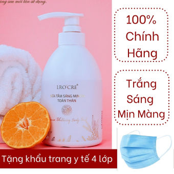 Sữa tắm trắng da Cao Cấp LRO'CRE Bật tone sau khi tắm 400g