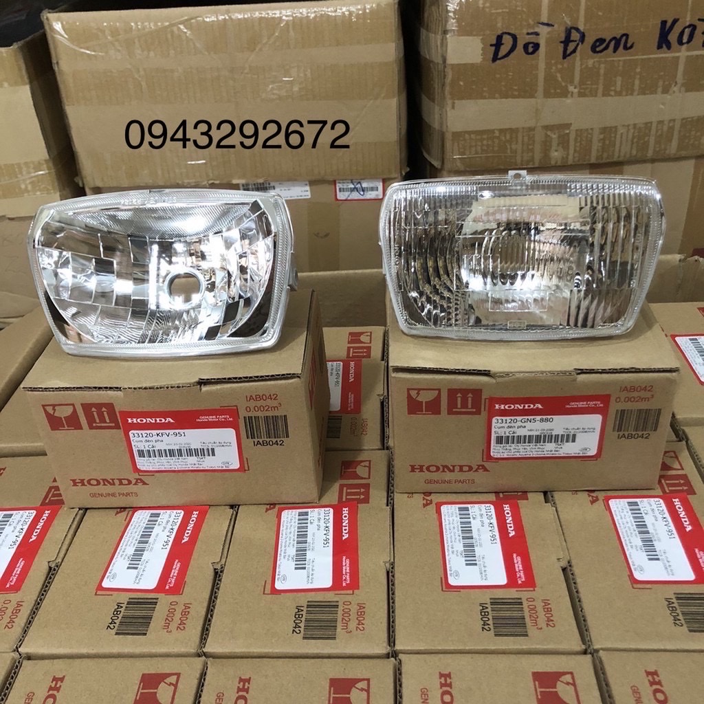 Pha đèn dr thái, dream việt đời đầu hoăc dream việt Honda