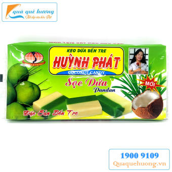 Kẹo dừa Huỳnh Phát gói 240g – đặc sản Bến Tre