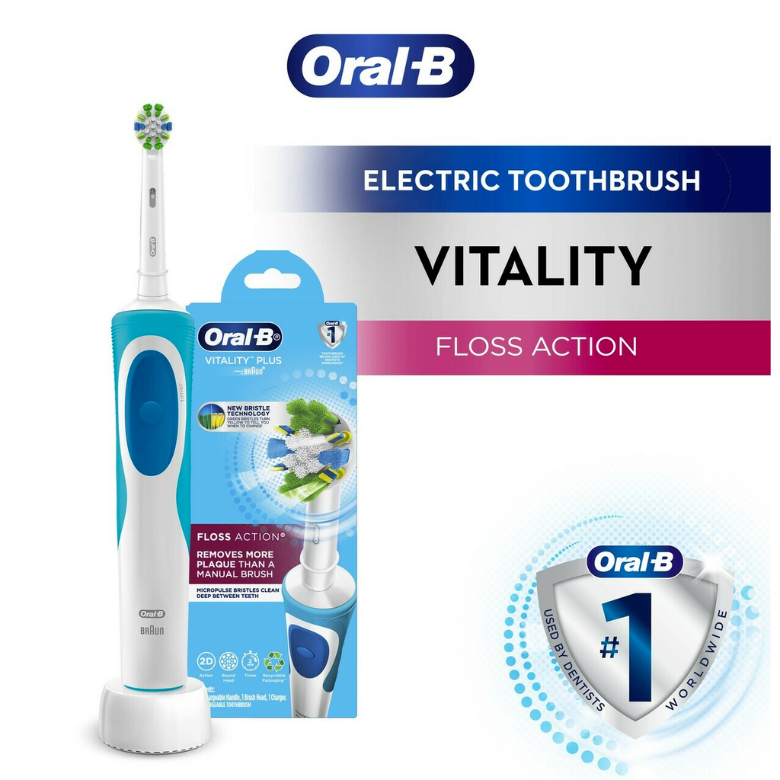 Bàn chải đánh răng điện Oral-B Vitality Plus FlossAction
