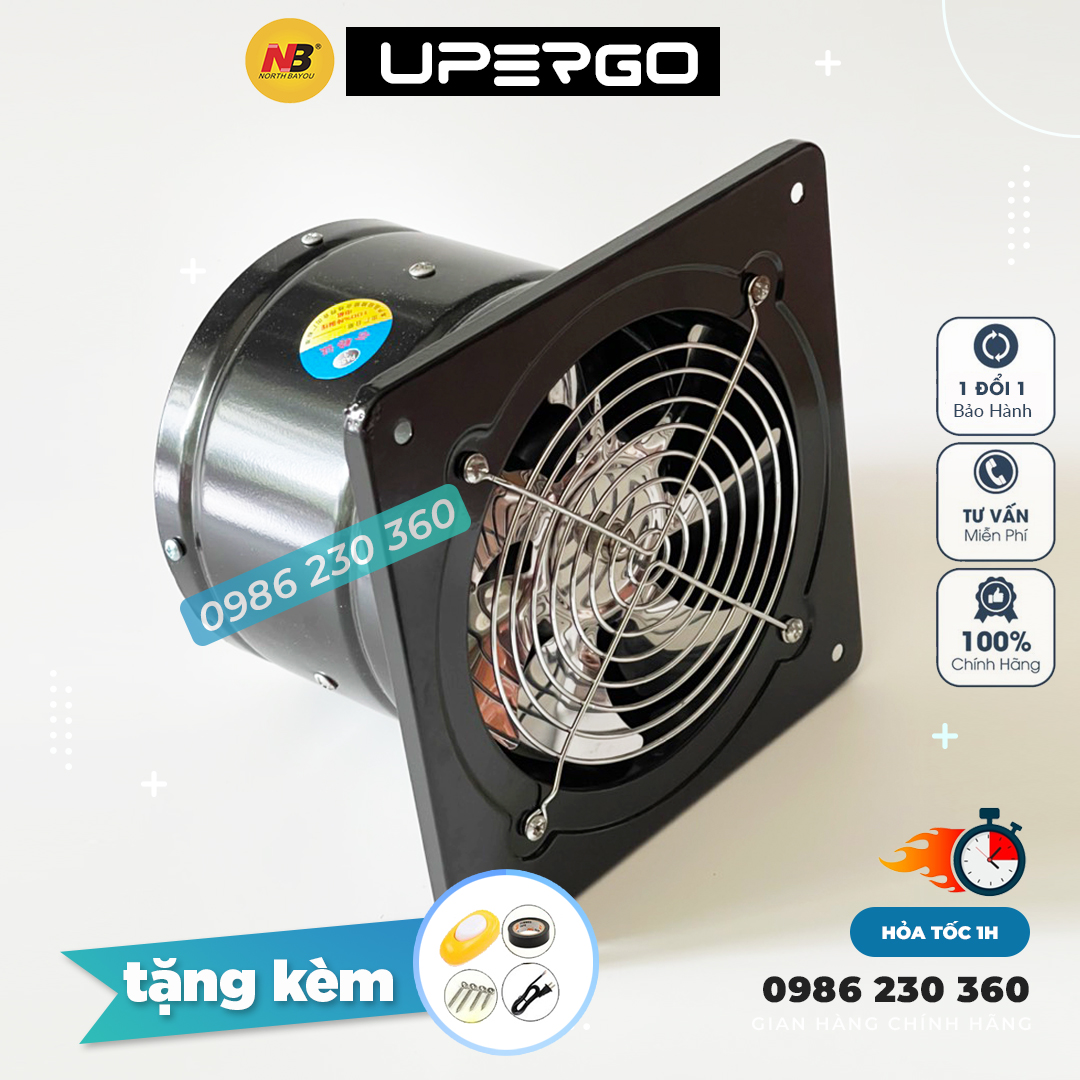 Quạt Hút Gió, Quạt Thông Gió , Hút Mùi Nhà Bếp , Nhà Vệ Sinh , Phòng Ngủ FD-200  Ống Gió Ra Phi 200