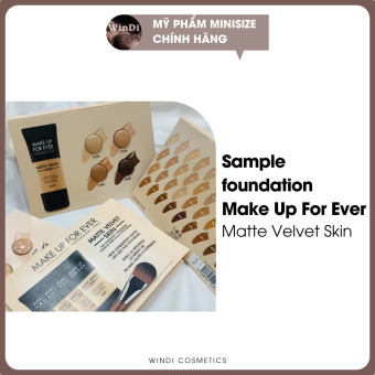 Sample kem nền Makeup For Ever Matte Velvet Skin 4 ô
