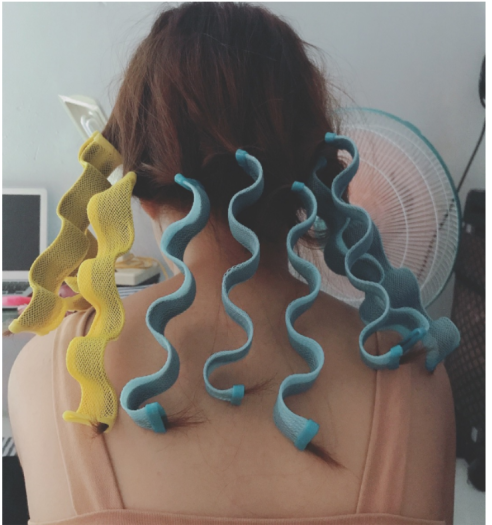 Lô uốn tóc gợn sóng Retro (Bộ 12 Ống Dài 25cm) không dùng nhiệt