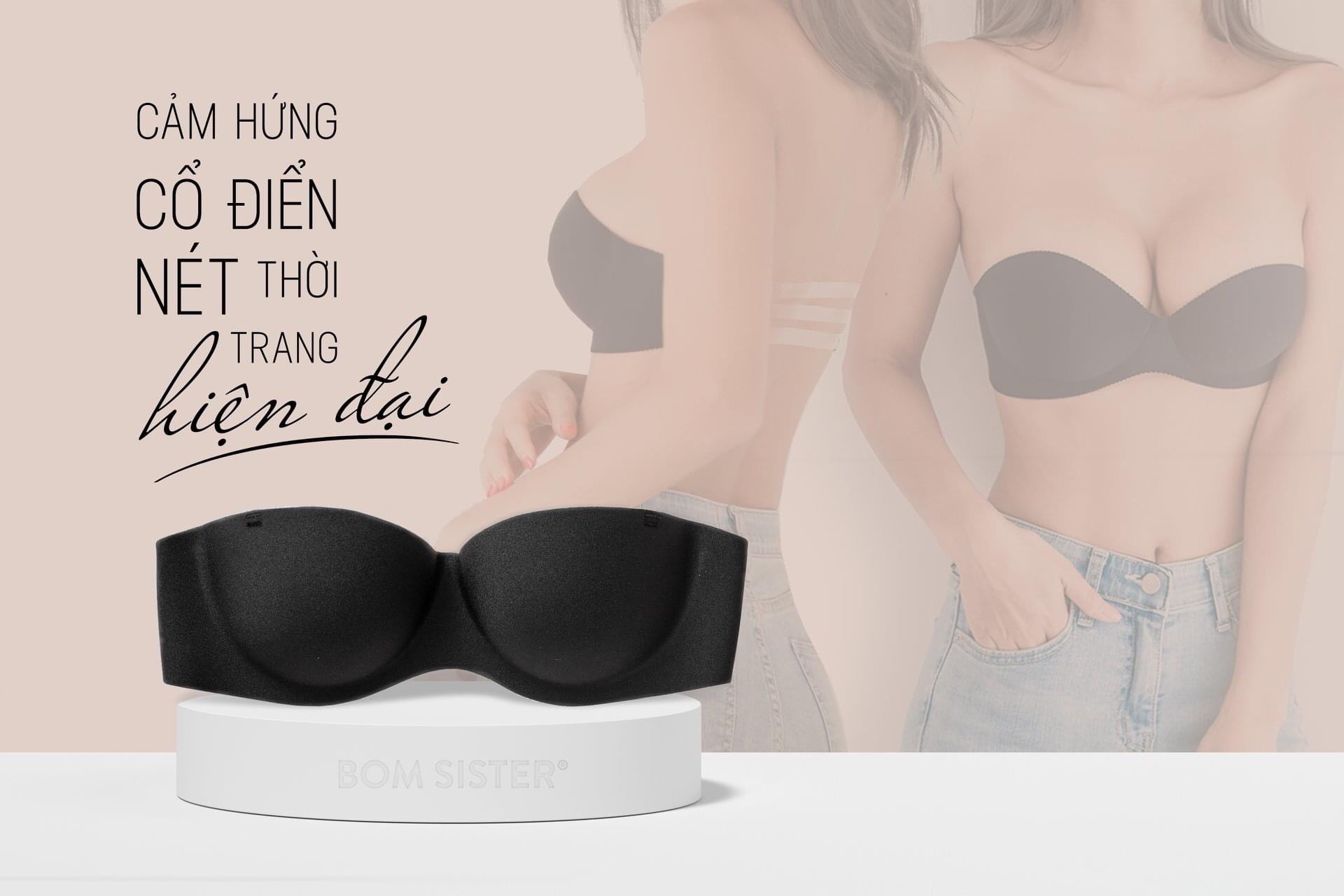Áo cúp ngực chống tụt thần thánh su đúc đệm hình bàn tay nâng ngực