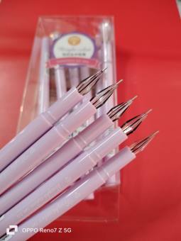 12 CÂY BÚT GEL TÍM ĐẦU BI KIM CƯƠNG 0.5MM