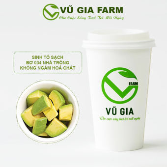 Sinh Tố Bơ 034 Size Lớn ( 400ml / ly) - 100% bơ nguyên chất, không hương liệu