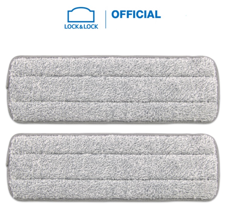 Bông lau thay thế cho bộ lau nhà Lock&Lock ETM471 (2 bông lau màu xám)
