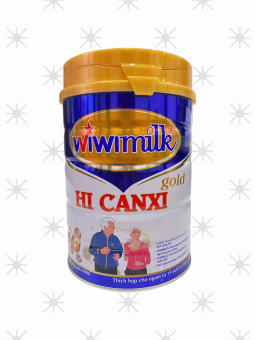 Sữa canxi cho người lớn ngừa loãng xương Wiwimilk Hi-canxi 900g (Dùng cho người từ 19 tuổi)