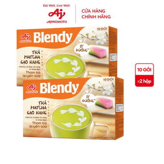 Combo 2 hộp Trà Blendy matcha gạo rang (160g/ hộp)