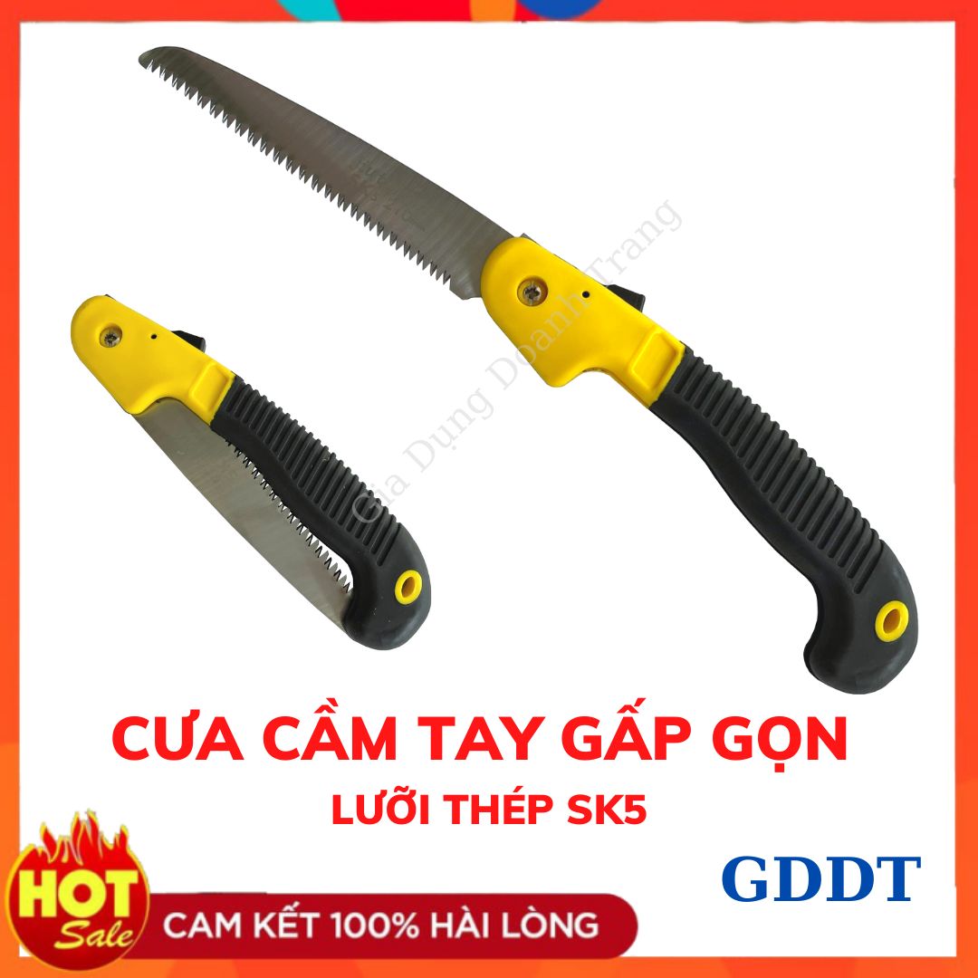Cưa gỗ cầm tay, Cưa gỗ cầm tay gấp gọn lưỡi thép không gỉ SK5