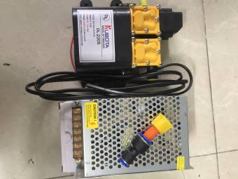 Máy bơm đôi KUBOTA và tổ ong 12v10A tăng áp lực nước mini 12V 120W Lưu lượng 9L/phút Tự động hút và ngắt nước